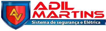 Logotipo Adil Martins Sistema de Segurança e Elétrica